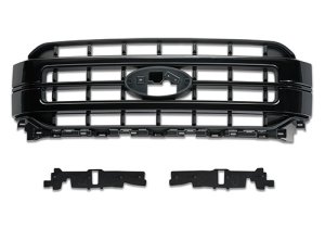 Ford F-150 Grille - Ford Racing - Black Painted - `21-`23 Ford F-150 Grille - Ford Racing - Black Painted - `21-`23